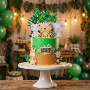 cute jungle cake new