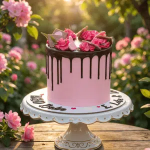 pinky cream cake new