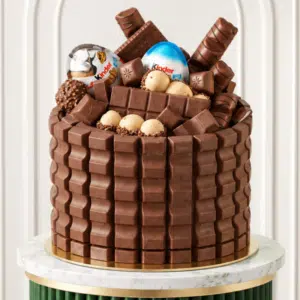 kinder bars chocolate cake