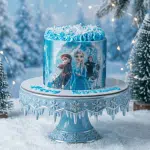 frozen fondant cake new