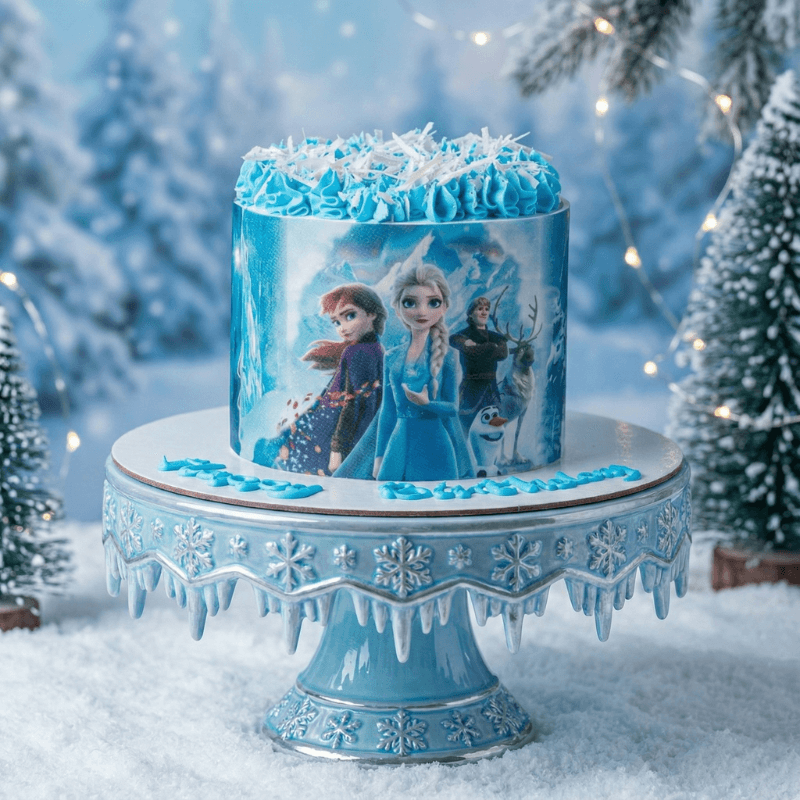 frozen fondant cake new