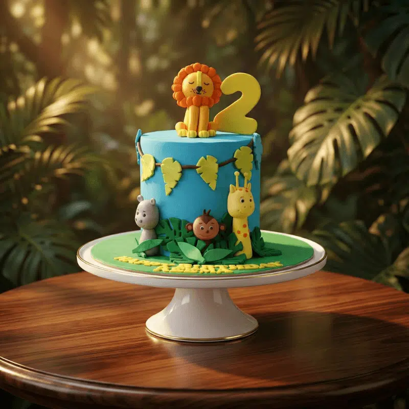 jungle blue cake new