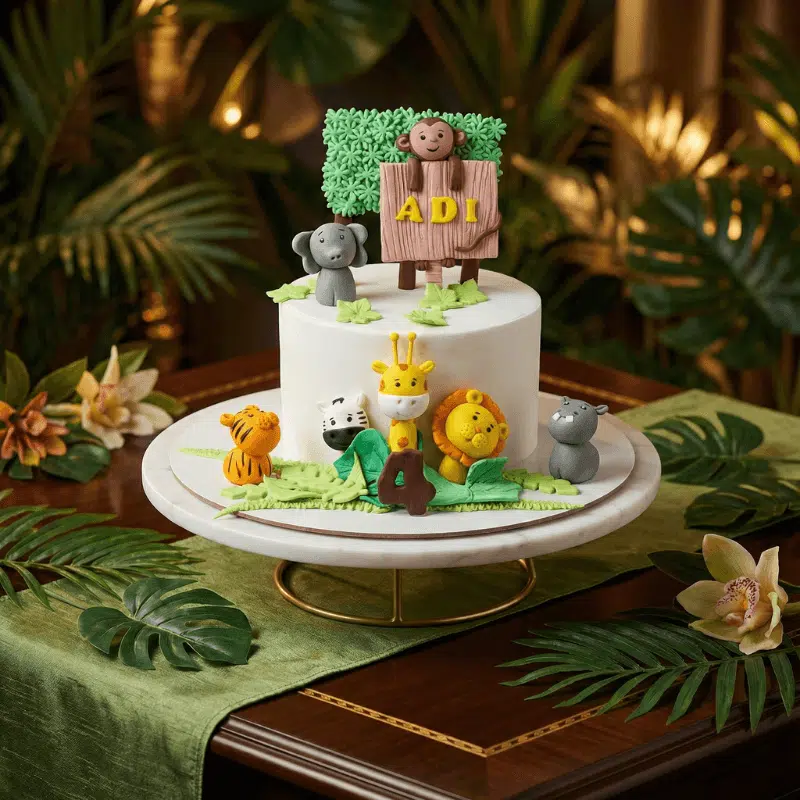 jungle friends cake new jungle friends cake new