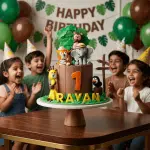 jungle style cake new