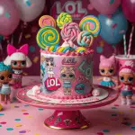 lol fondant cake new