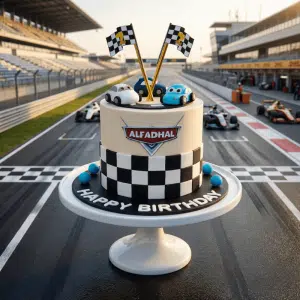 mcqueen blue cake new