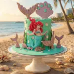 mermaid Tiffany cake neww