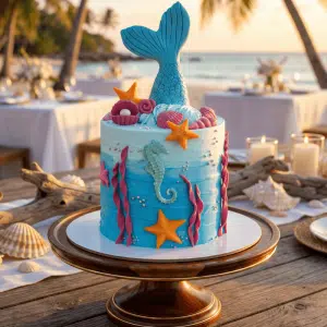 mermaid blue 01 cake new