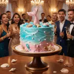 mermaid cream cake new