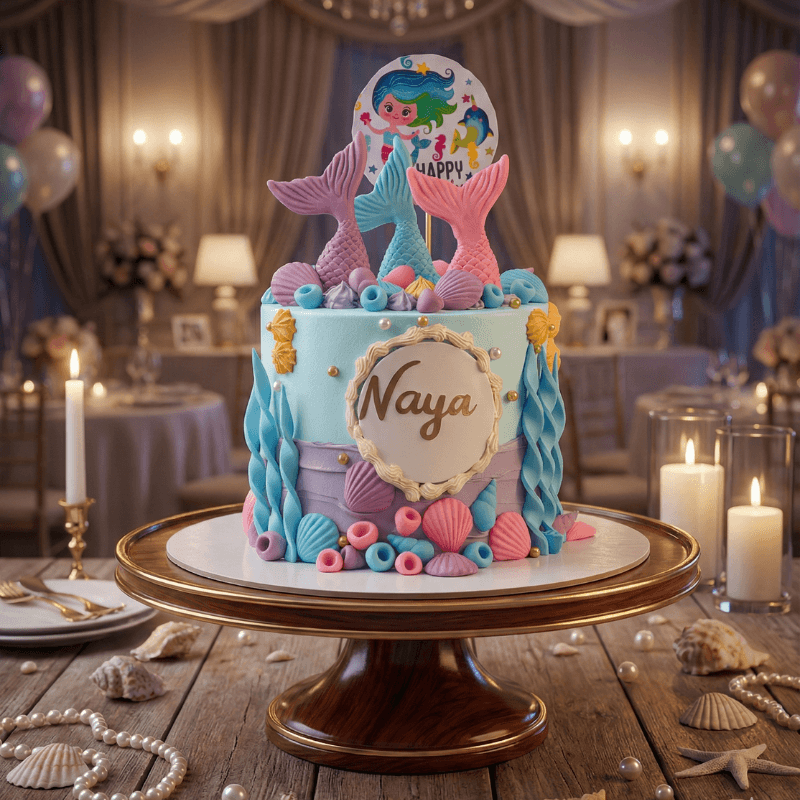 mermaid cute cake new