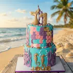 mermaid layer cake new