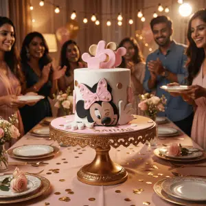 mini mouse fondant cake new