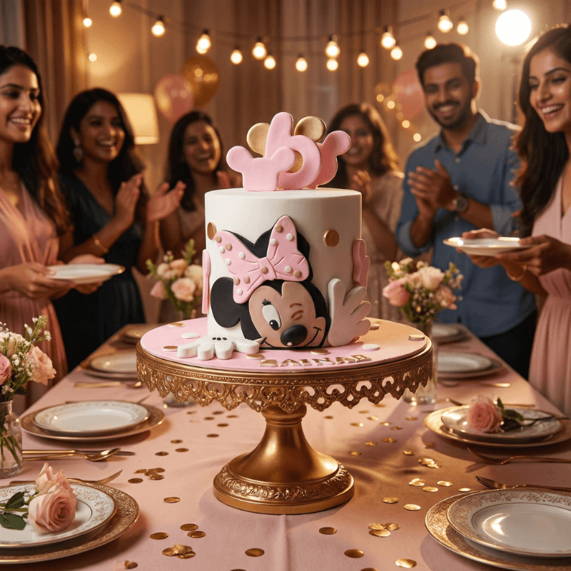 mini mouse fondant cake new
