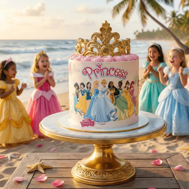 princess fondant cake new