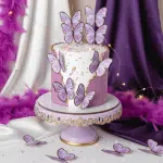 purple butterfly cake new