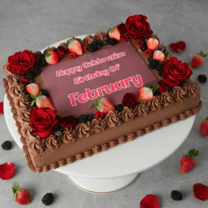 rose chocolate cake new