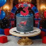 spiderman fondant cake new
