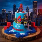 spiderman layer cake new