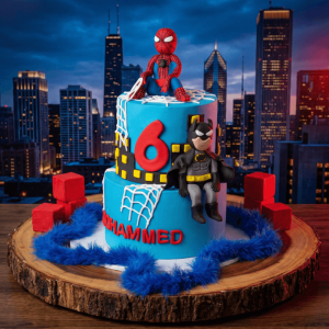 spiderman layer cake new