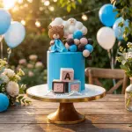 teddy boy fondant cake new