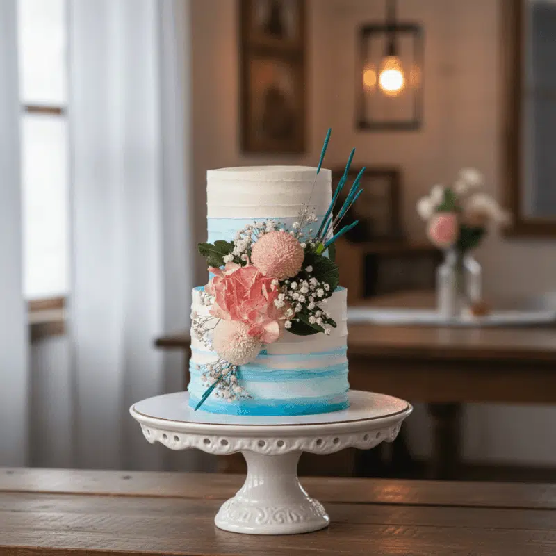 blue wedding layer cake new blue wedding layer cake new