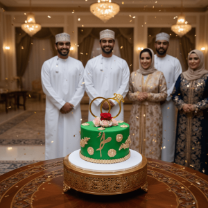 omani wedding cake new