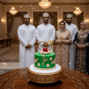 omani wedding cake new