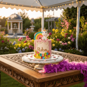 unicorn colorful fondant cake new