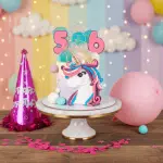 unicorn purple fondant cake new