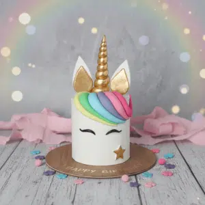 unicorn rainbow hair cake new