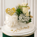 White Flowery Cake