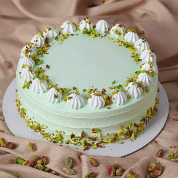 eggless pistachio cake
