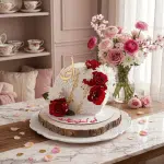 mothers day white cake image