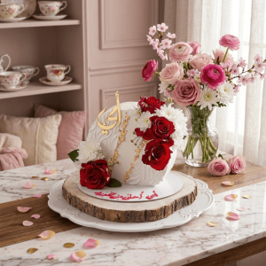 mothers day white cake image