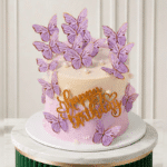 White Butterfly Cake