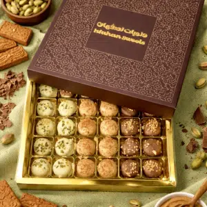 chocolate covered petit four image