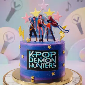 Kpop demon hunters cake