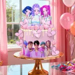 Kpop gang pink cake