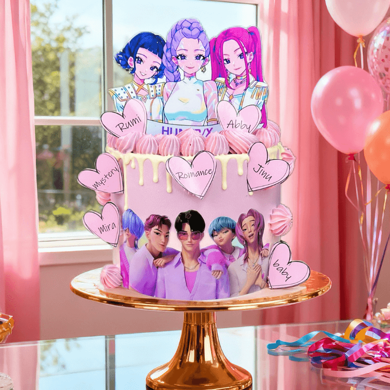 Kpop gang pink cake Kpop gang pink cake