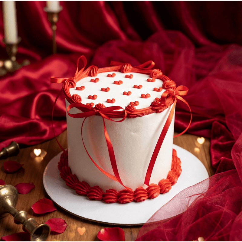 ribbon valentine cake ribbon valentine cake
