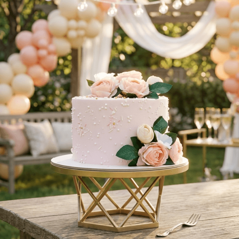 isfahan signature flower cake