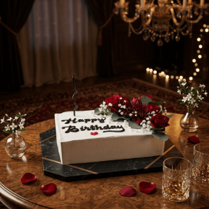 white special flower cake