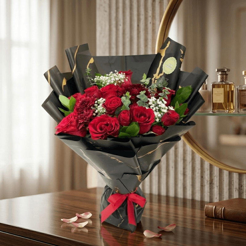 Blush Redrose bouquet