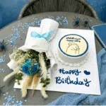 blissful cake flower combo