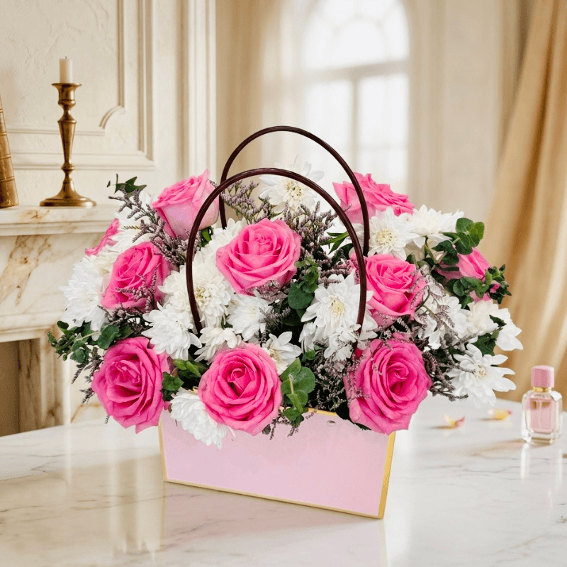 blushing pink bouquet