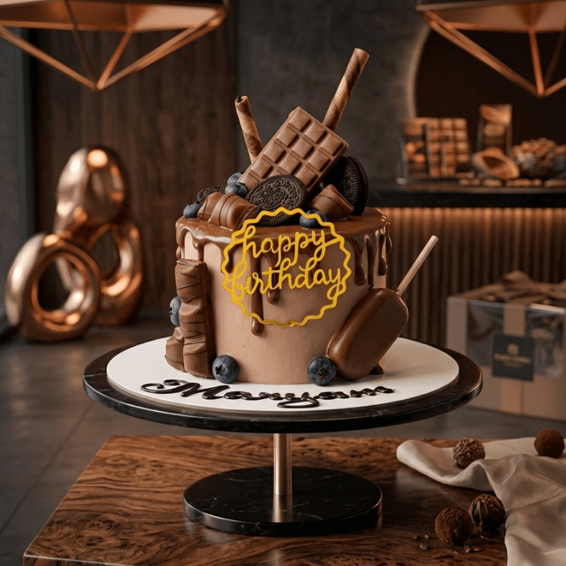 candy bars chocolate cake