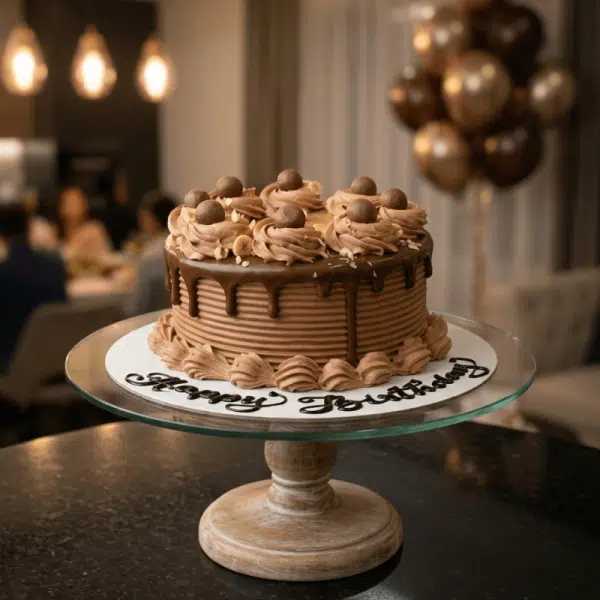 choco balls chocolate cake