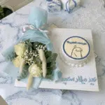 delight cake flower gift set