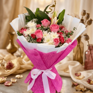 queen mom rose bouquet