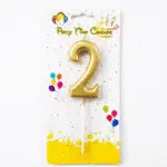 2 golden number candle